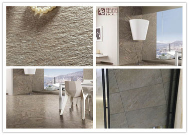 Durable Grey Marble Look Porcelain Tile / Non Slip 600x300 Floor Tiles