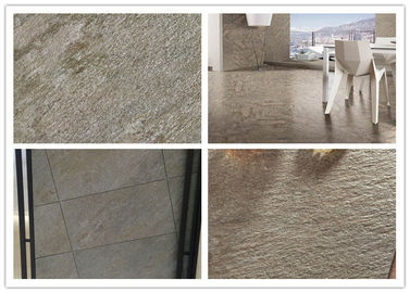 Durable Grey Marble Look Porcelain Tile / Non Slip 600x300 Floor Tiles